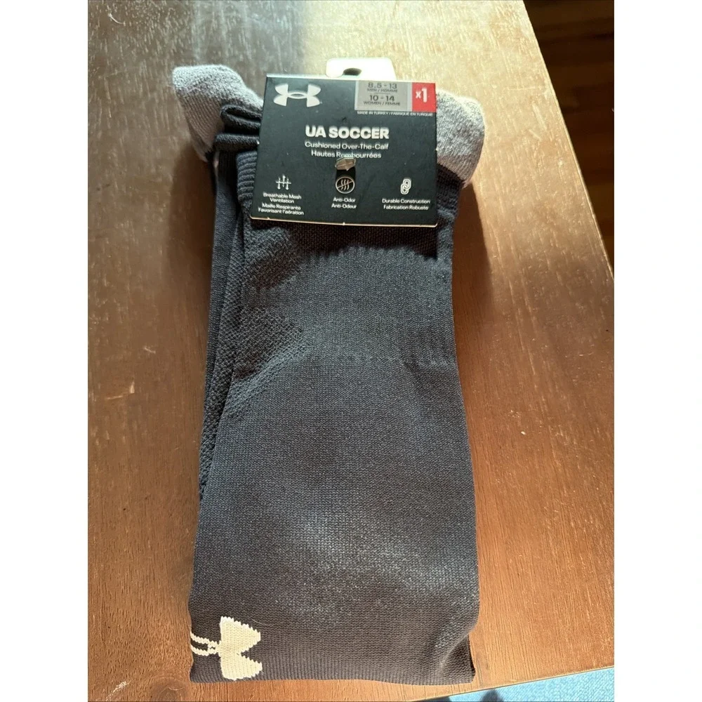 Under Armour Black Performance Sock Size Large